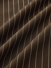 Belted Striped Smart Pants