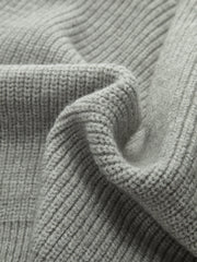 Twist Front Long Sleeve Cropped Knit Top