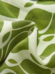 Semi-Sheer Printed Halter Neck Top