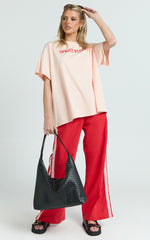 Arlette Two Piece Set - Spritz Peach Set in Peach/Red