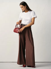 Water-Repellent Cotton Crew Neck T-Shirt