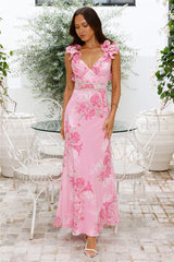Daytime Luxe Maxi Dress Pink