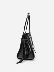 Double Strap PU Leather Tote Bag