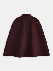 Metal Detail Cotton Blend Cloak