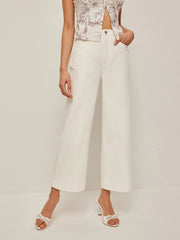 High-Waist Wide-Leg Jeans