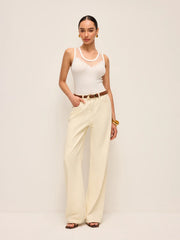 Sheer Mesh Detail Knit Top