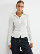 Textured Button-Down Shirt