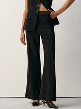 Mid-Waist Flared Pants