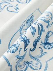 Floral Print Tie-Waist Wrap Skirt