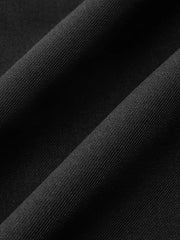 Wrap Front Faux Leather Bow Detail Blazer