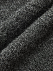 Wool-Blend Fuzzy Midi Dress