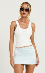 Lioness - Leo Mini Skirt in Pale Blue
