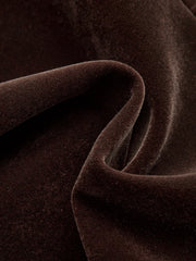 Metal Button Velvet Blazer