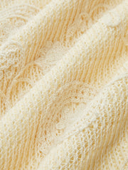 Crochet Belted Midi Dress