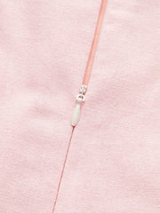 Linen & Cotton Embroidered Trim Mini Dress