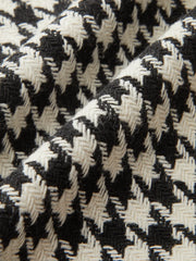 Houndstooth Belted Mini Skirt