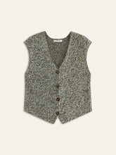 Knit Button-Down Vest