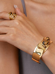 Tiger Eye Cuff Bracelet