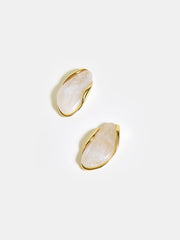 Marble Resin Stud Earrings