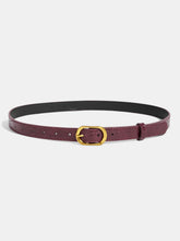 Crocodile Embossed PU Leather Belt
