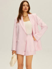 Double-Breasted Oversized Blazer