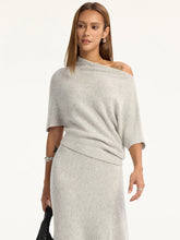 Wool-Blend Off-Shoulder Knit Top