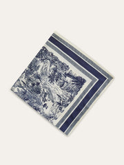 Landscape Print Square Scarf