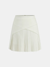 Pleated Panel Mini Skirt