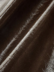 Vintage Asymmetrical Layered Faux Leahter Skorts