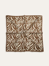 Zebra-Print Square Scarf