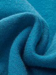 Asymmetrical Metal Button Knit Top