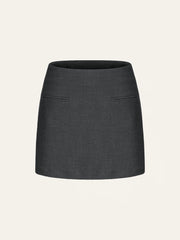 Mid-Waist Mini Skirt