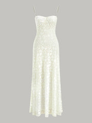 Lace Spaghetti Strap Dress
