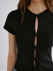 Reversible Short Sleeve Top