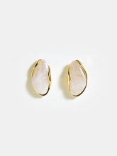 Marble Resin Stud Earrings