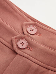 Double-Waistband High-Waisted Wide-Leg Pants