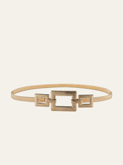 Geometric Golden Waist Belt