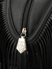 Fringe Handle Handbag
