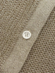 Knit Sleeveless Vest with Scarf