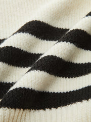 Cropped Stripe Sweater Vest