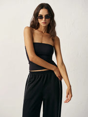 Bra-Free Fitted Strapless Top