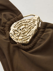 Metal Decor Bikini Set