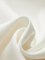 Faux Leather 2-Tone Waist Wide-Leg Pants