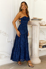 Fashion Revolution Strapless Maxi Dress Navy