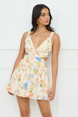 Florals In Spring Mini Dress Print