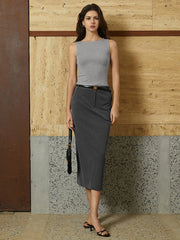 Bra-Free Sleeveless Tank Top