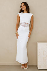 Spellbound By You Maxi Dress White