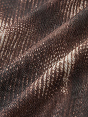 Tie-Dye Mock Neck Back Bow Detail Bodysuit