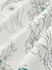 Floral Print Wrap Skirt