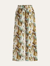 Abstract Print Wide-Leg Pants